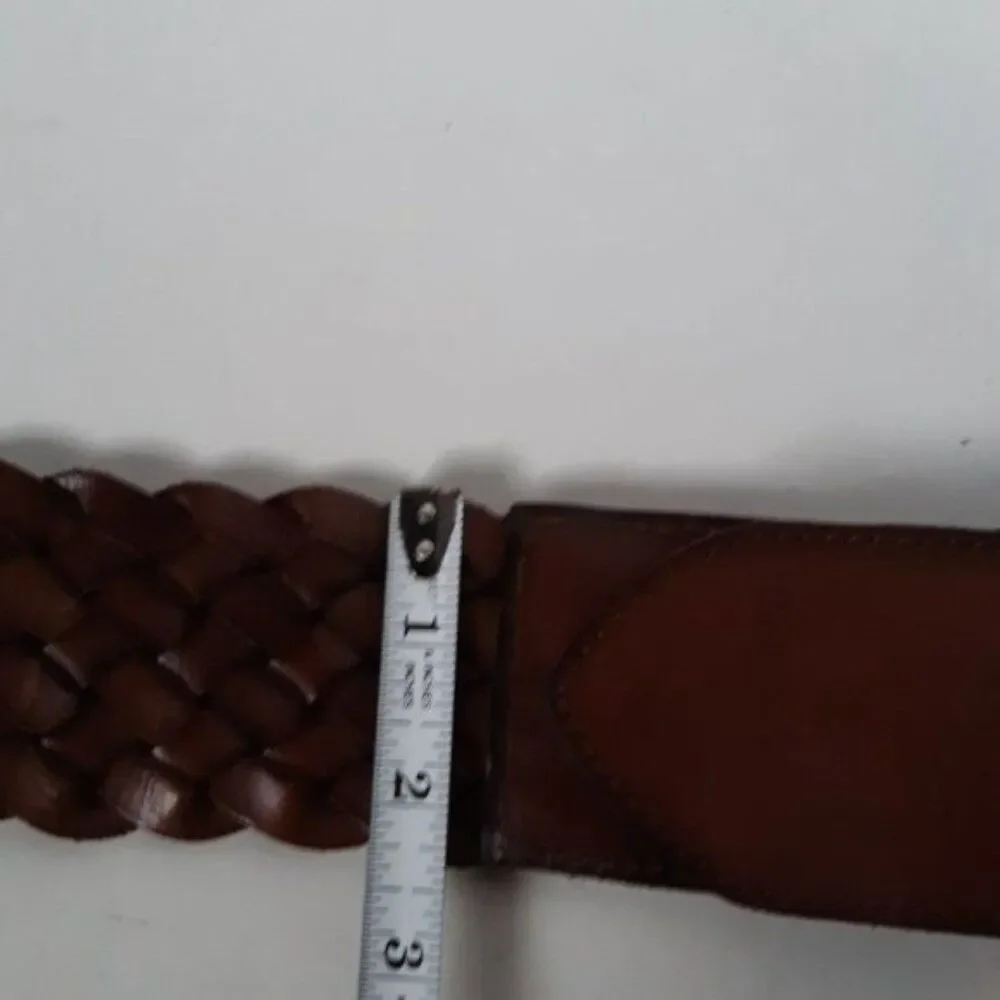 Woven Leather Belt size S